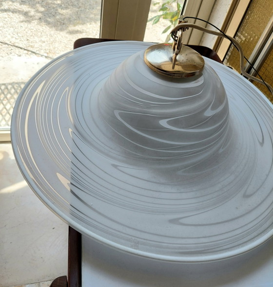 Image 1 of Suspension de grande taille, style futuriste, en verre de Murano