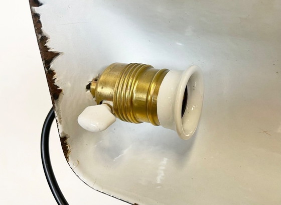 Image 1 of Lampada da terra vintage in smalto verde di Astral, anni '30