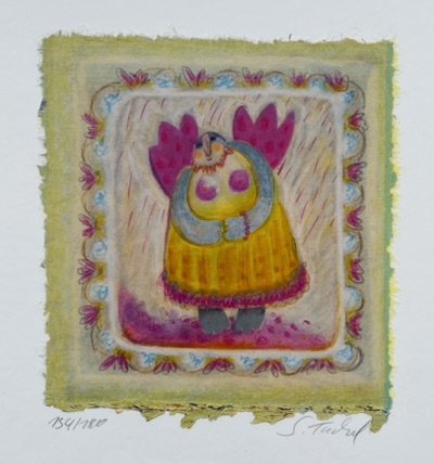 Sabine Tuchel screen print W34