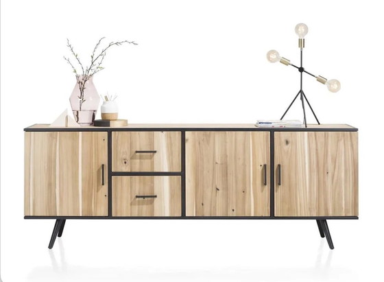 Credenza Xooon Kinna 220 cm — Legno di tram affumicato – Credenze, Wood (photo 3 of 5)