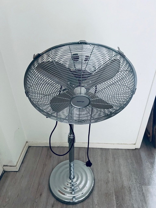 Sencys Statiefventilator - Zo Goed Als Nieuw - Verchroomd – decoratie, Metal, Chrome (photo 2 of 11)