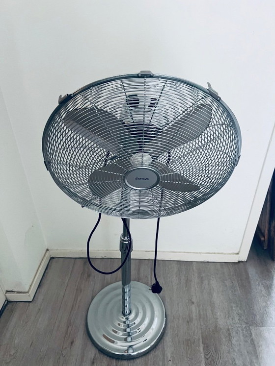 Sencys Statiefventilator - Zo Goed Als Nieuw - Verchroomd – Decoratie, Metal, Chrome (photo 2 of 11)