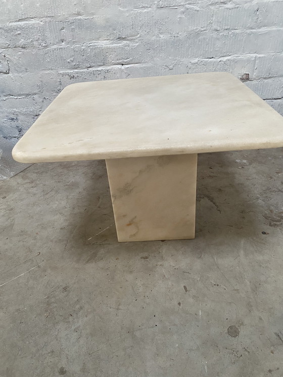 Image 1 of Travertine Table Hoog
