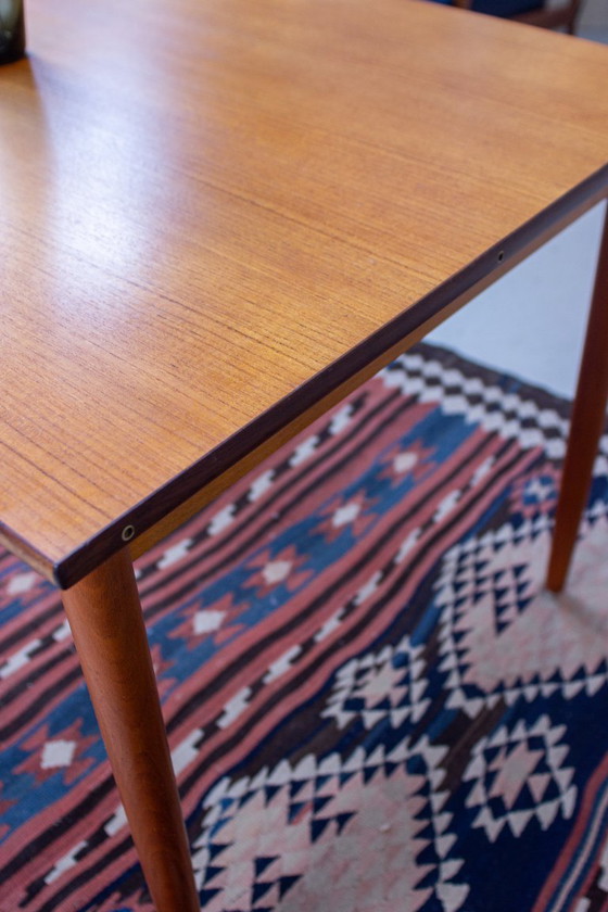 Image 1 of Vintage teak dining table, Danish Mid Century 1960s