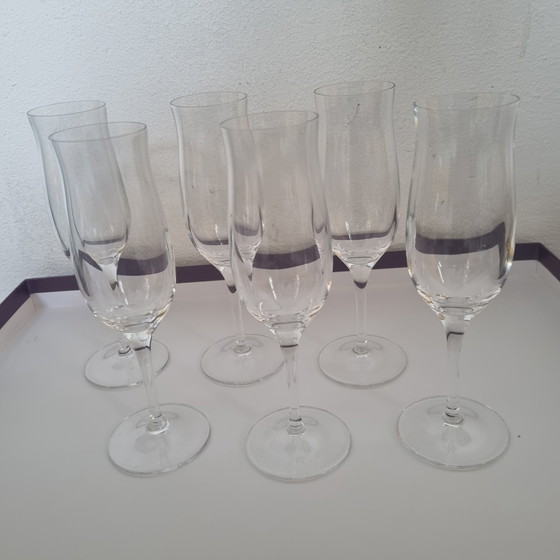 Image 1 of 6 St. Louis Kristall Champagnerflöten