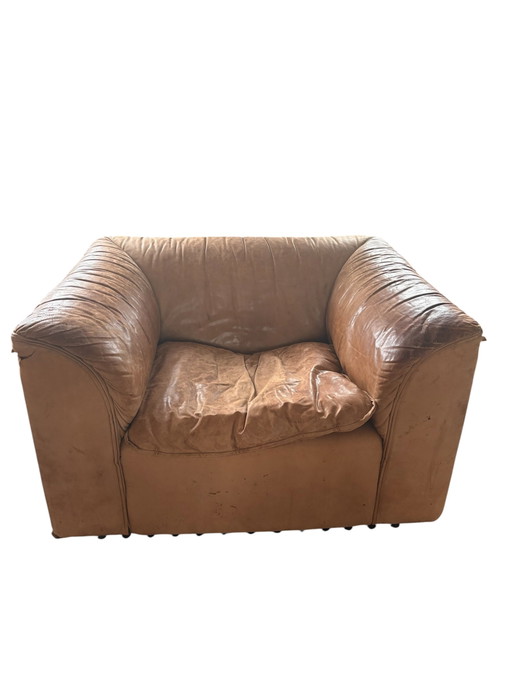 Ammannati & Vitelli Sessel, Serie Treco (Brunati) – Vintage-Leder – fauteuils, Leather