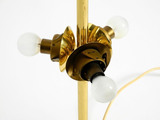 Image 1 of Original 1960s Space Age brass table lamp by Kaiser Leuchten