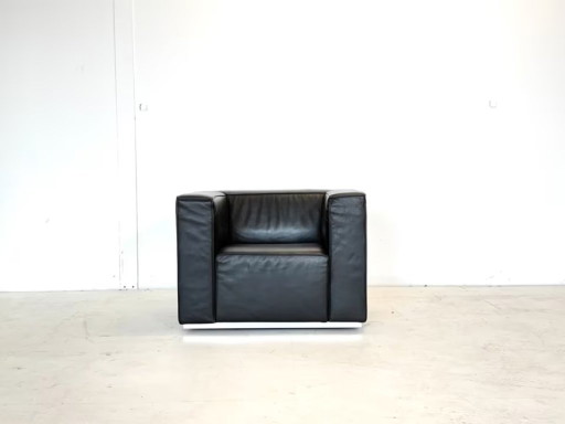 Cassina Blox Armchair Office Leather Reception Chair Design – fauteuils, Metal