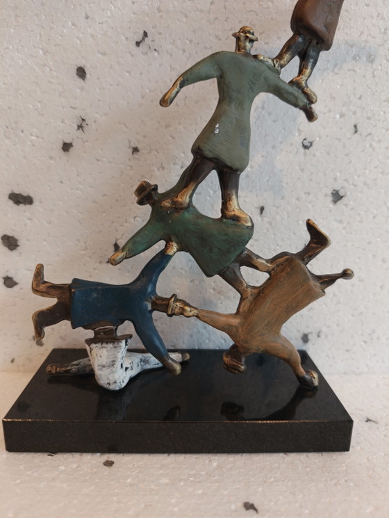 Hans Kuyper - Sculptuur “The Sky Is The Limit“ – Beeldhouwkunst, Bronze (photo 6 of 9)