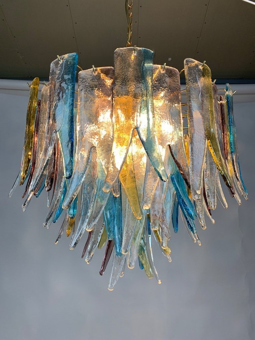 Alfredo Barbini rare chandelier 1970’s