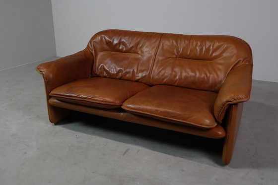 Image 1 of DS-16 Cognac leather sofa by De Sede Switzerland, 1970s