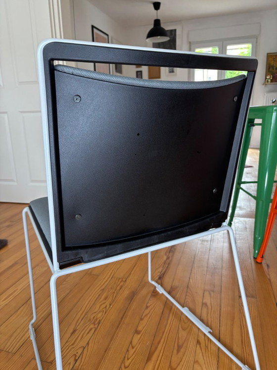 Image 1 of ✨ Silla VIASIT Klikit con carcasa negra y funda de asiento plateada ✨