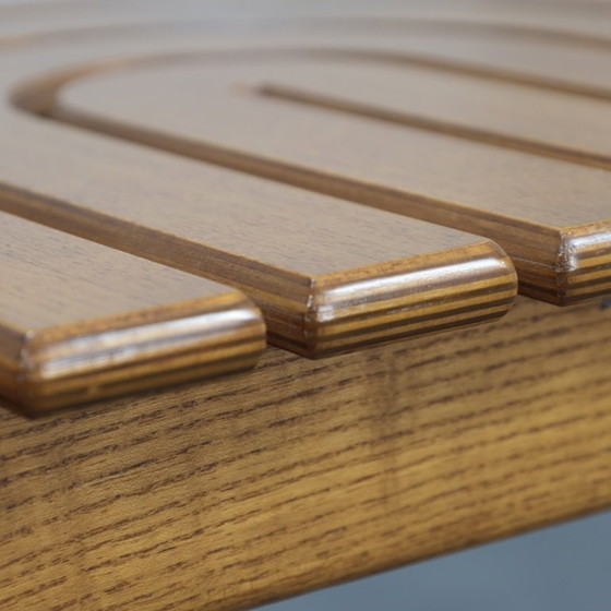 Image 1 of Set di 6 sedie da pranzo in legno curvato di Allmilmö, anni '80