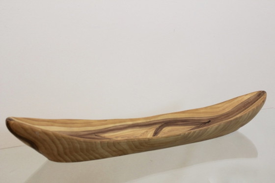 Piatto in ceramica Vallauris Grandjean Jourdan effetto legno, Stoviglie (foto 2 di 8)