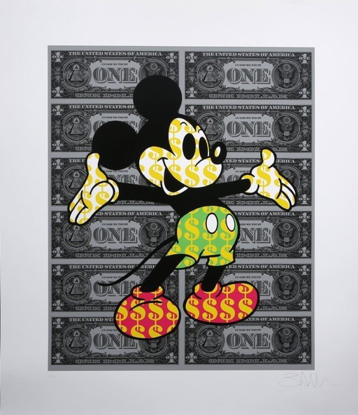 Allen, Ben - Monster Mickey (Black)-E.A. - GROSS - Giclée - handsigned