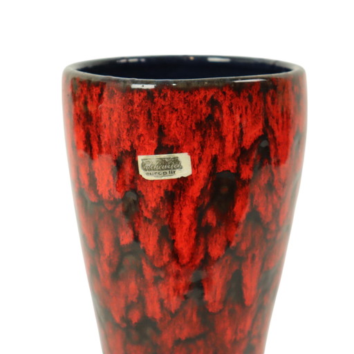 Vase Scheurich rouge vintage