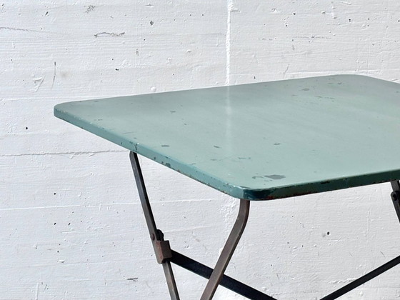 Image 1 of Folding metal garden tables, 1950s