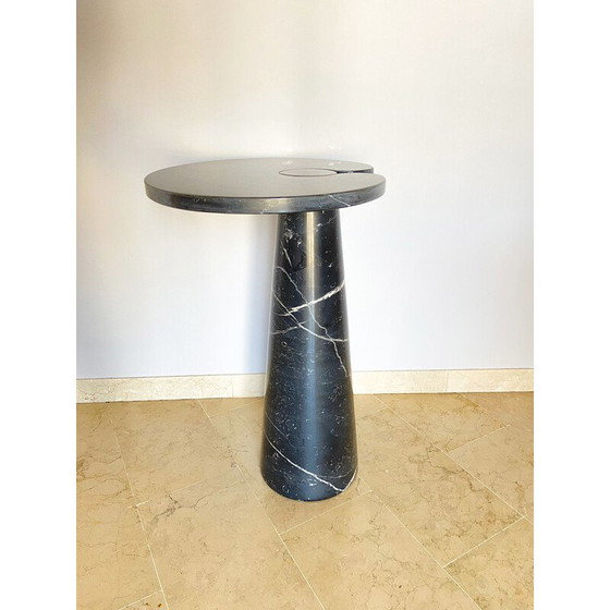 Image 1 of Vintage black marble coffee table, Italy 1970s