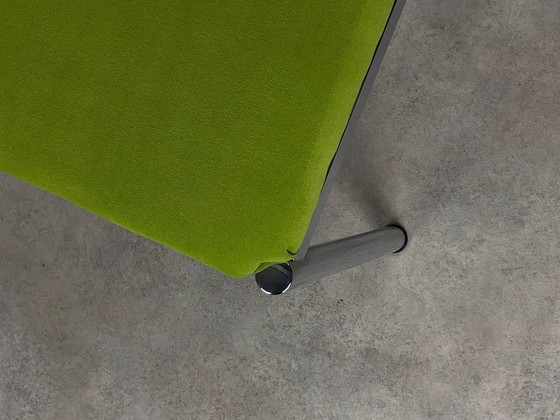 Image 1 of Chromen stoelen met polyesterfluweel