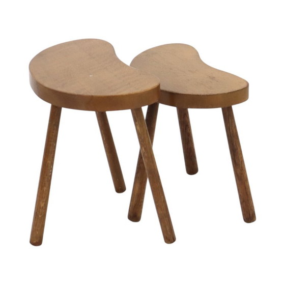 Sgabelli Vintage in Legno Tavolini a Nido a Forma di Rene Legno Massello – Wood (photo 3 of 16)