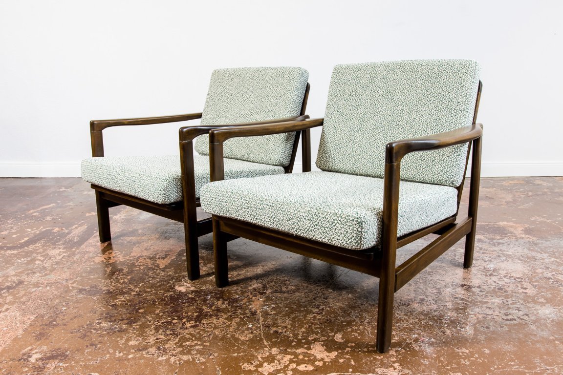 Mid-Century Modern Club Chairs B7522 by Zenon Bączyk, Poland