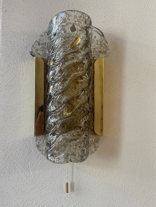 Set Vintage Murano Wall Lights, Kaiser Leuchten, Germany (New Old Stock)