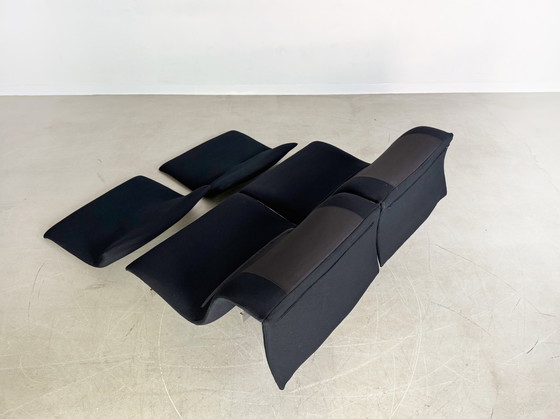 Image 1 of Saporiti Italia Wave Divano Giovanni Offredi 1970 design a due posti