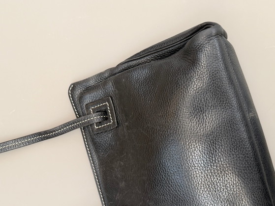 Delvaux Nuage Handbag – Black Grained Leather – Vintage – Shoulder bags (photo 7 of 9)