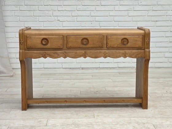 Image 1 of Cómoda danesa, década de 1970, madera de roble, original en buen estado.