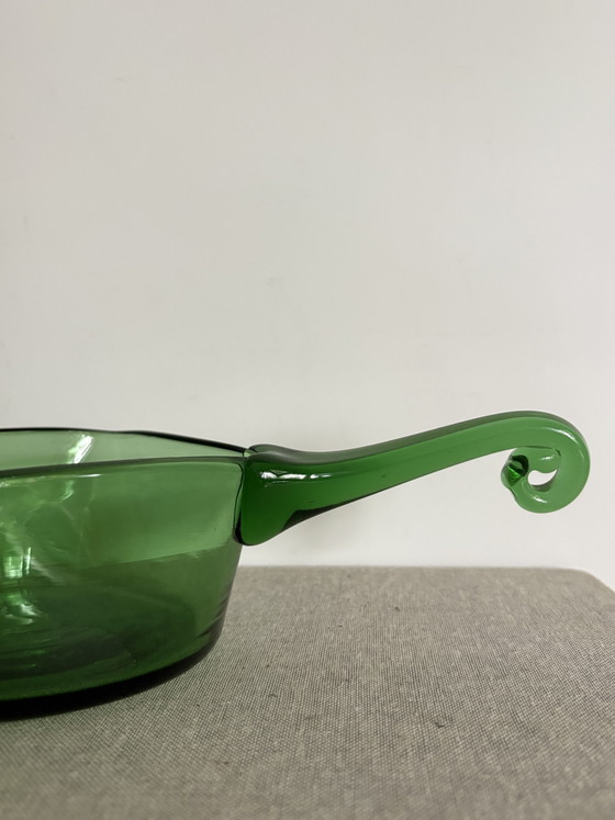 Bol Empoli Verde soufflé à la main - Italie années 70 – Glass (photo 3 of 10)