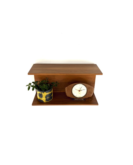 Image 1 of Mensola da parete vintage in teak, Wilhelm Renz '60
