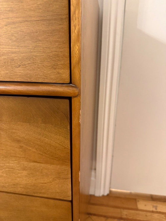 Image 1 of Cassettiera in legno massello di metà secolo con 3 cassetti - Condizioni eccellenti