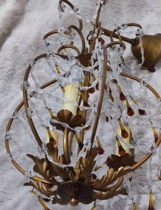 Image 1 of Lámpara de araña de cristal