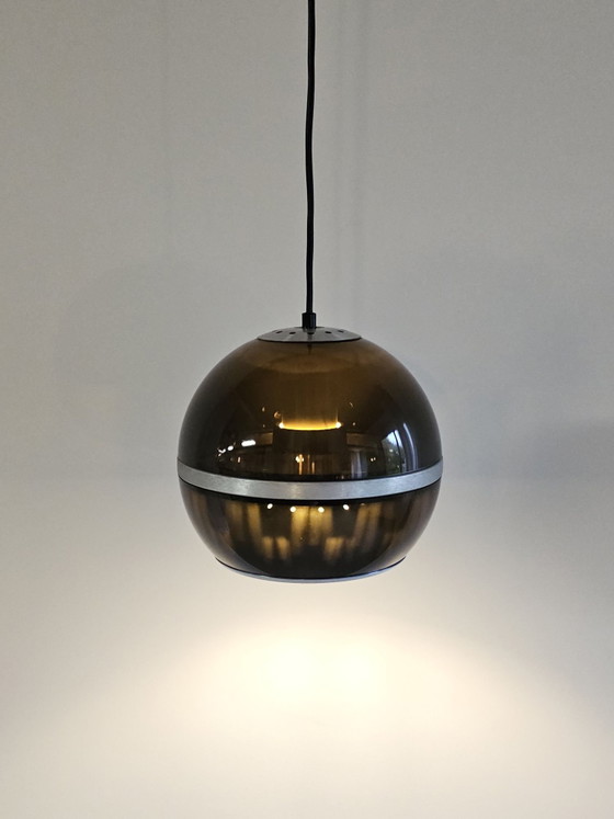 Suspension vintage Dijkstra en plastique, Noir (photo 5 sur 11)