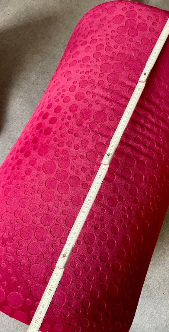 Image 1 of Original BRETZ Gaudí Sofa & Stool Set – Pink Velvet/Velour – Excellent Condition!