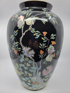 Vase Krautheim Bavaria Décor Chinois Vintage