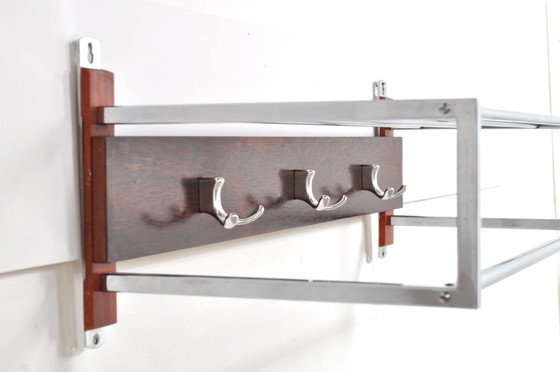 Image 1 of Porte-manteau chromé vintage, années 1960