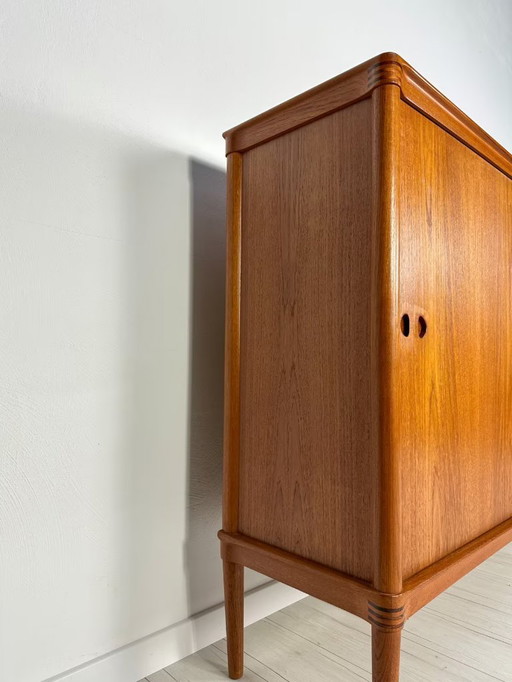 Large Vintage H.W. Klein for Bramin Teak Highboard 60s