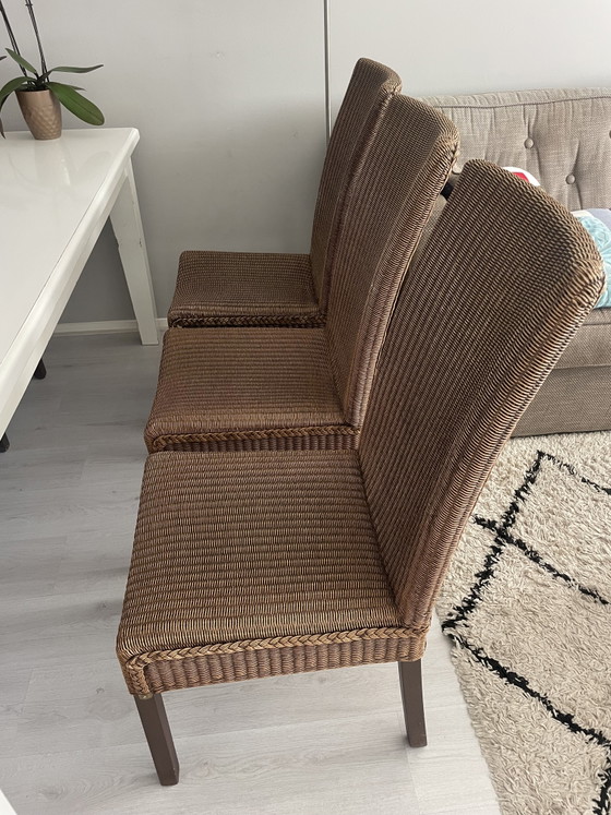 Image 1 of 6 wicker chairs from LOOM