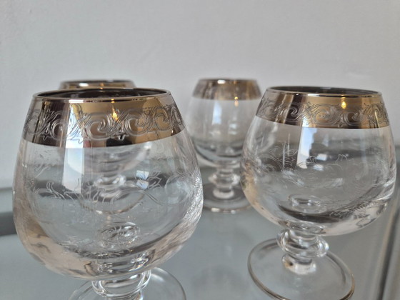 Image 1 of Copas de coñac antiguas de Murano Medici