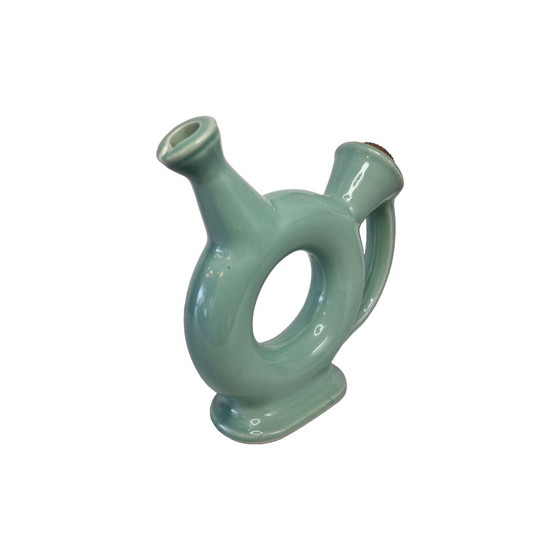 Image 1 of Französische Keramikkaraffe in Donutform, 1970er Jahre