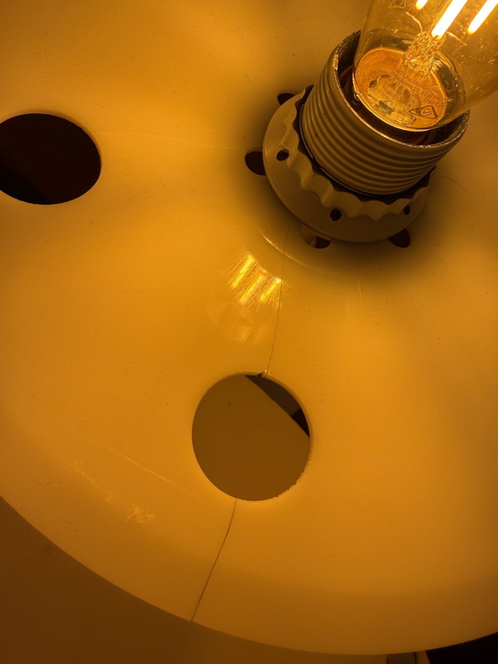 Image 1 of Set di 2 lampade da tavolo vintage a forma di fungo anni '80