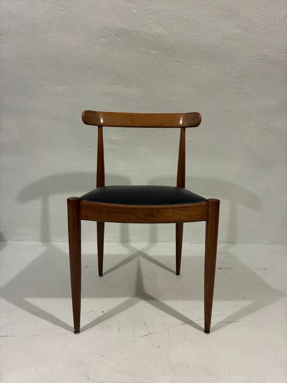 4 sedie Alfred Hendrickx modello '500' – belform, Sedie da pranzo, Wood, Leather (photo 2 of 6)
