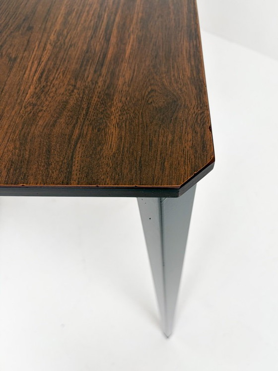 Midcentury Dining table by Wim Rietveld for Ahrend De Cirkel, 1960s – Metal, Wood (photo 12 of 14)