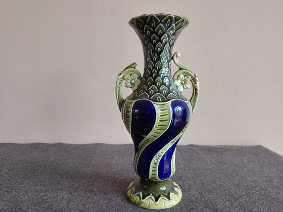 Image 1 of Gustave de Bruyn vases and bowl