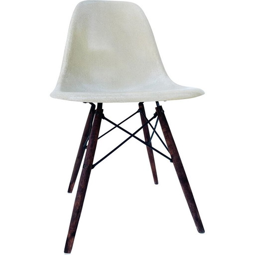 Sedia a dondolo vintage in fibra di vetro di Ray e Charles per Herman Miller, 1960