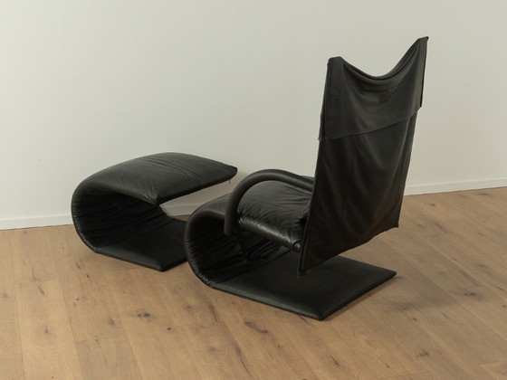 Image 1 of ZEN fauteuil met kruk, Ligne Roset, Claude Brisson