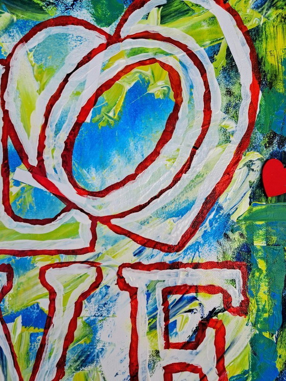Image 1 of Enzo SAN MARCO - Love Inclusive 2 ® - Urban Jungle - Artist's painting