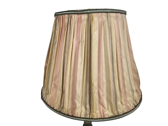 Image 1 of Herda Holland - Dutch design - model T 9670 - bronze - brass - column table lamp - Neoclassical style - 70s