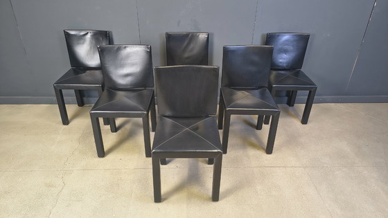 Image 1 of Arcadia dining chairs by Paolo Piva for B& B Italia set of 6